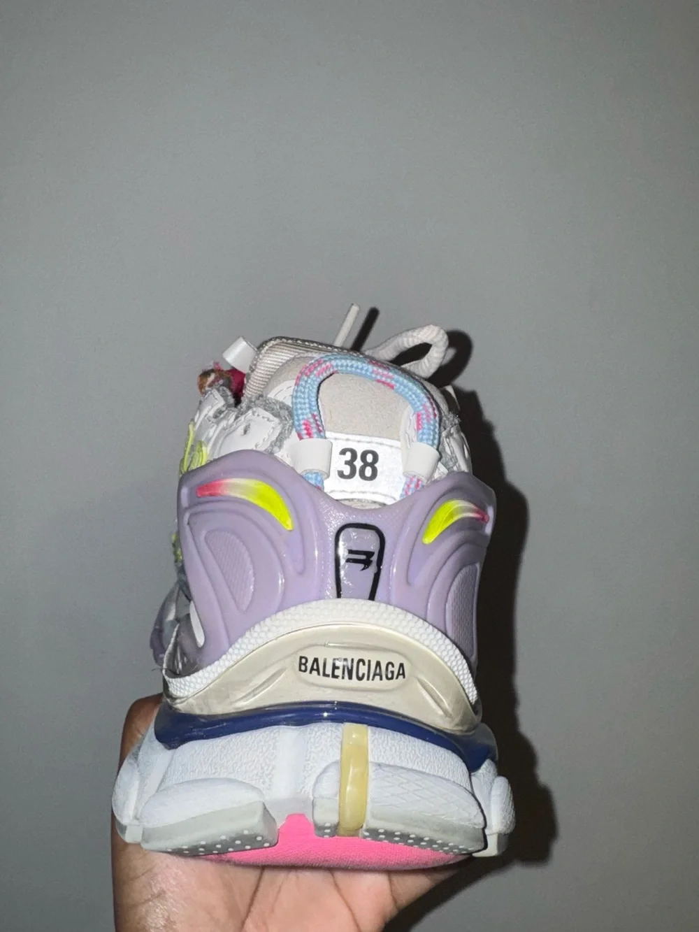Balenciaga Mesh Panelled Sneakers